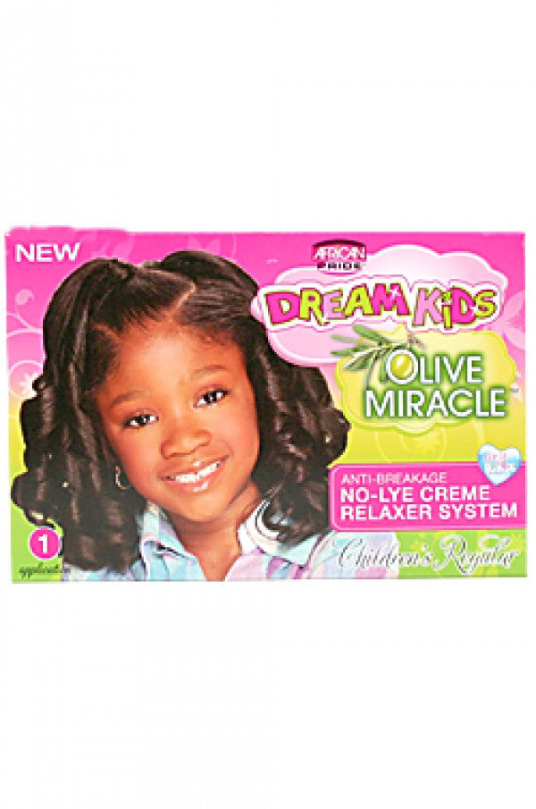 Dream Kids-2 Olive Miracle Anti-Breakage No-Lye Relaxer - Regular