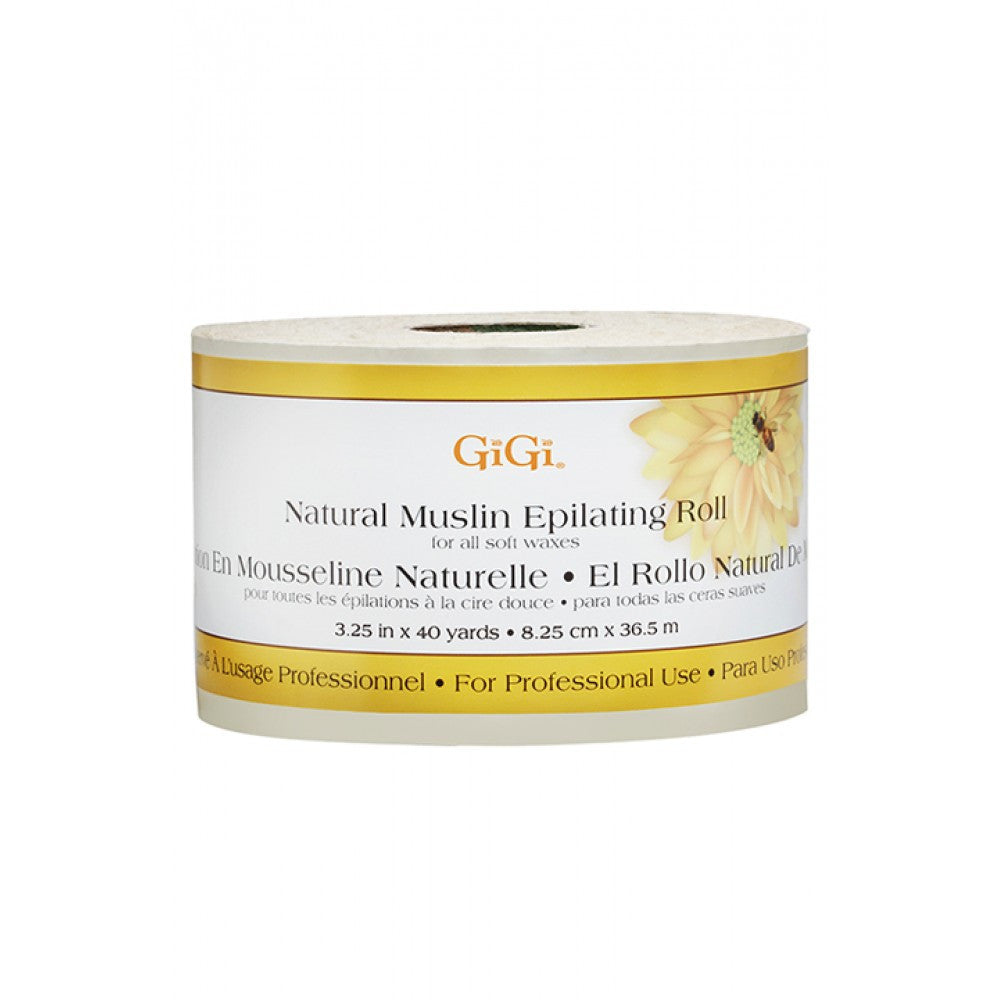 GiGi Natural Muslin Epilating Roll 40 Yards