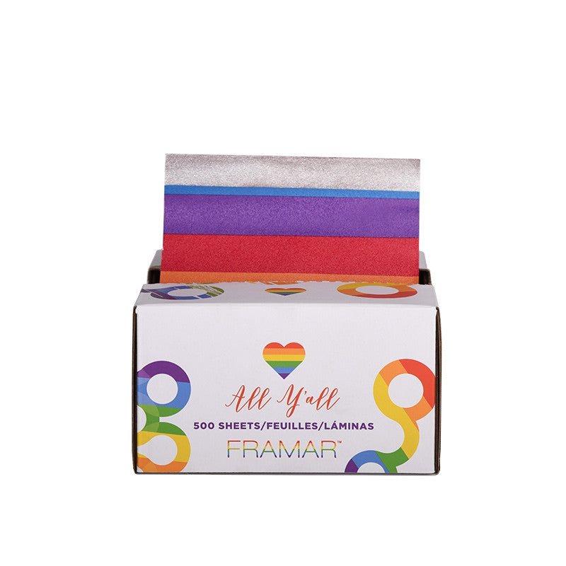 Framar - (13013) Pop-Up Foil - 5x11 - Rainbow 500 Sheets