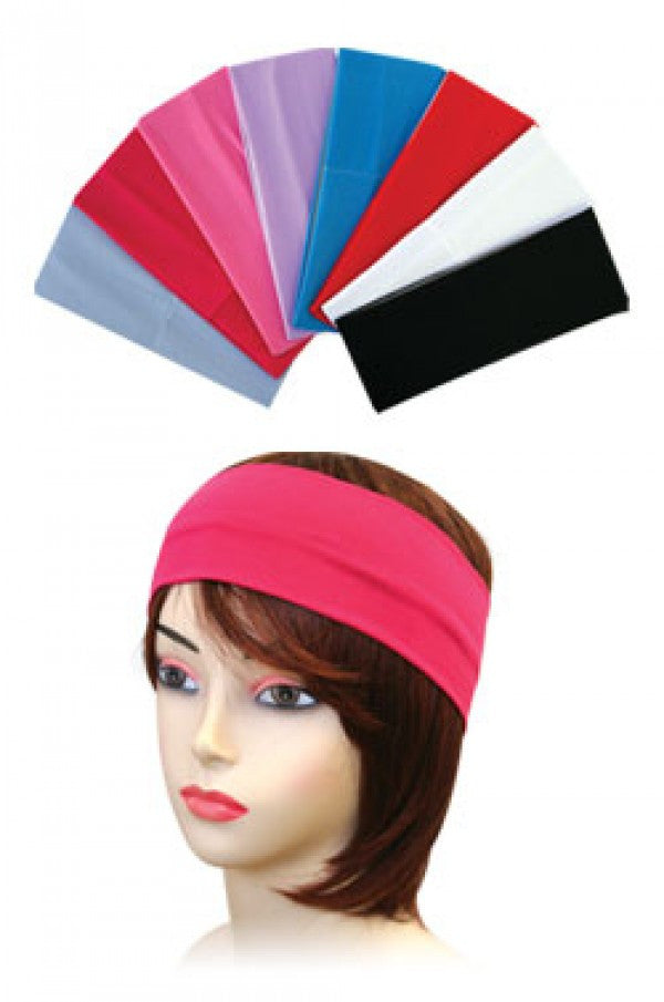 1389 Asst Plain Head Band (Medium) -dz