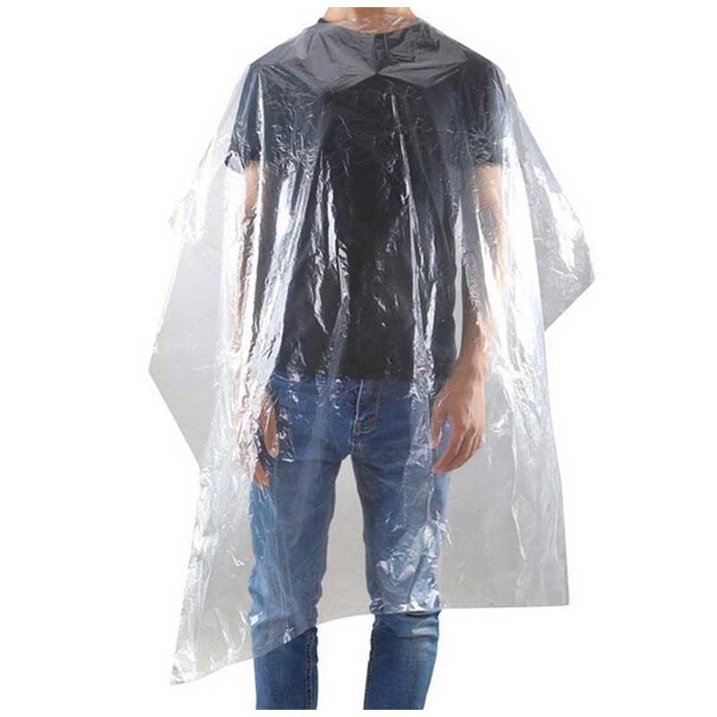 H&R - Clear Disposable Cape - 50/pk