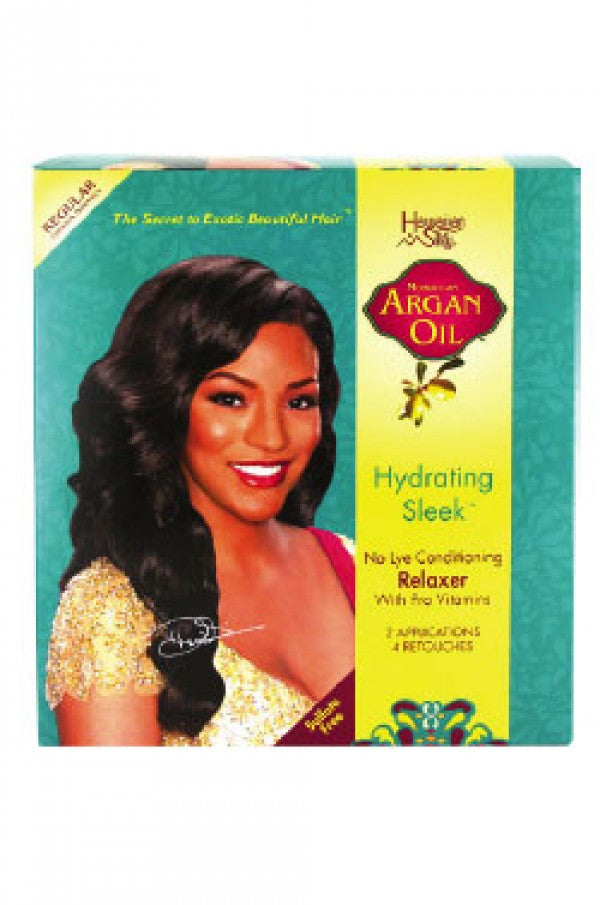 Hawaiian Silky-53 Argan Oil No-Lye Relaxer Regular (2App)