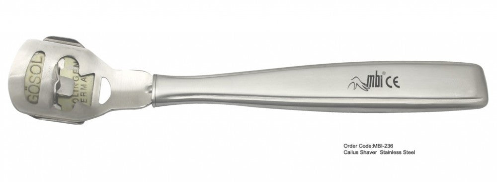 MBI-236 Callus Shaver Stainless Steel