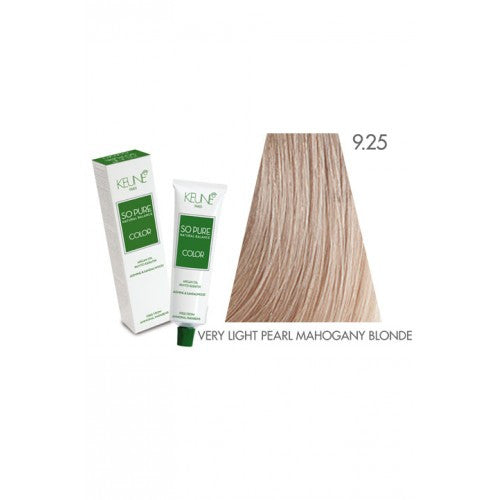 Keune So Pure Color - 9.25 Very Light Pearl Mahogany Blonde