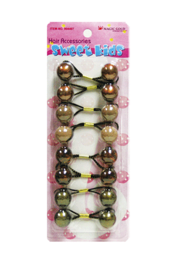 Magic Gold Bubble Round L5 Brown Mix 8/pk -pc