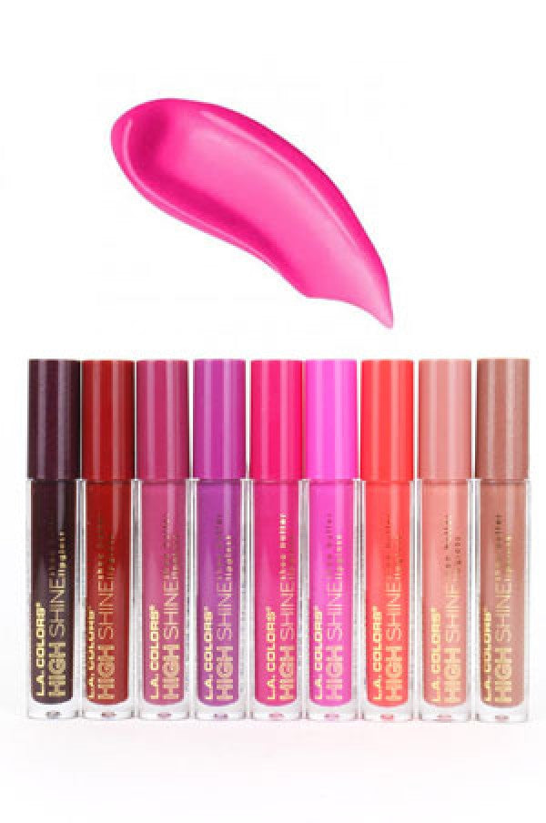 L.A.Colors High Shine Shea Butter Lipgloss -pc