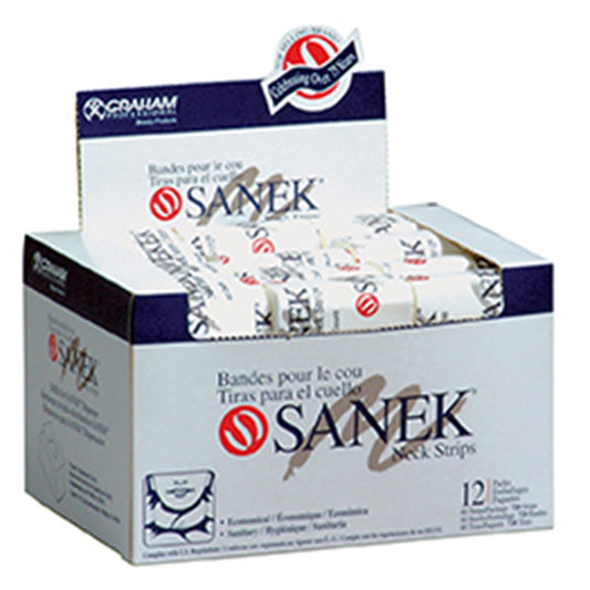 Graham Beauty - Sanek Neck Strips - 60/pack (12pack/carton)