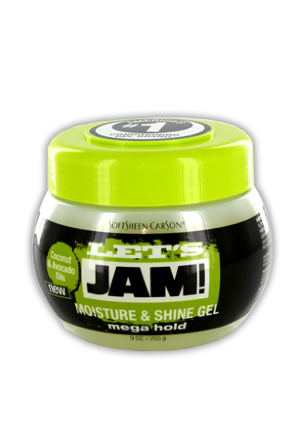 Let's Jam-12 Moisture & Shine Gel Mega Hold (9oz)