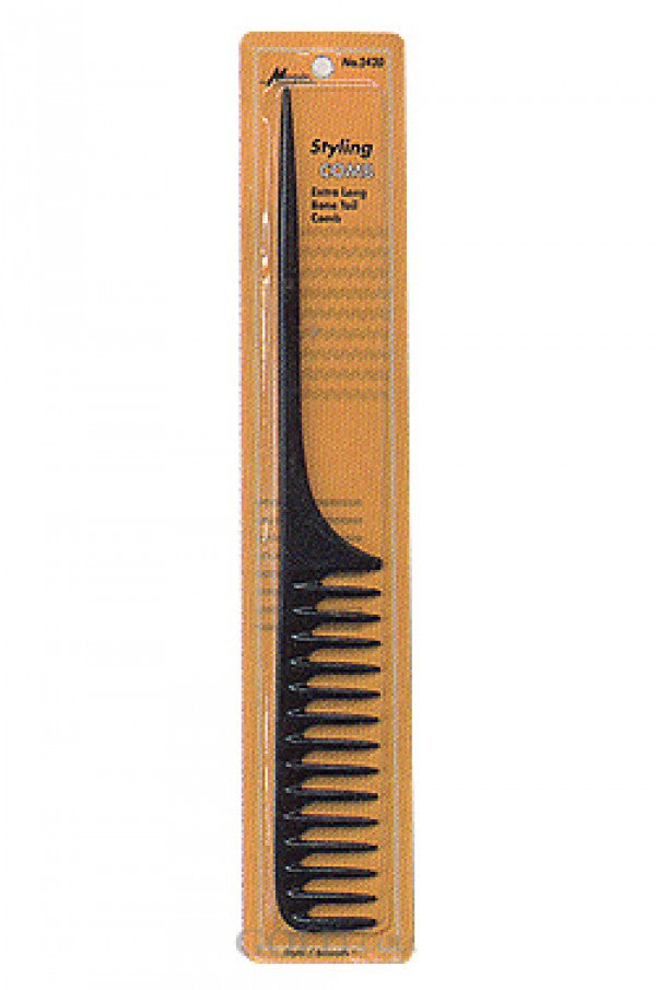 Magic Extra Long Bone Tail Comb Item2420 (dz)