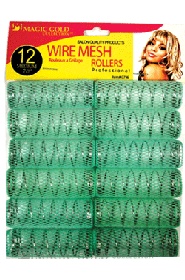 Magic Gold - Wire Mesh Roller - (Medium,12/pk) - 0796-pk