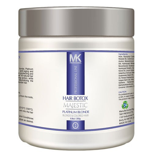 Majestic Keratin Hair Botox Treatment Platinum Blonde 8oz