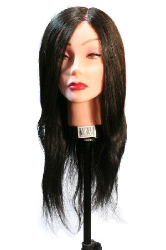 M-2020ML Practice Mannequin Human Hair Black (22-24")