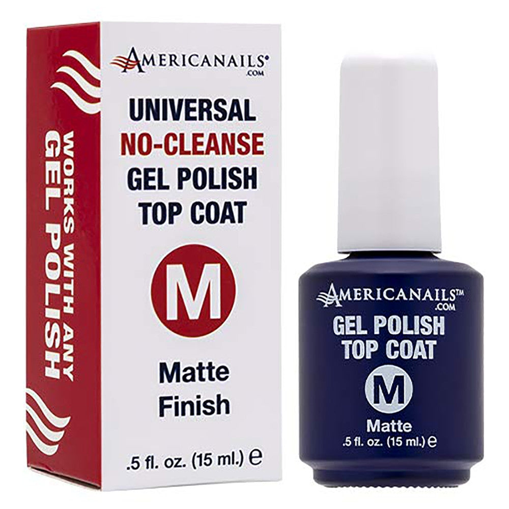 Americanails No-Cleanse Top Coat Matte Finish 0.5 oz 41259