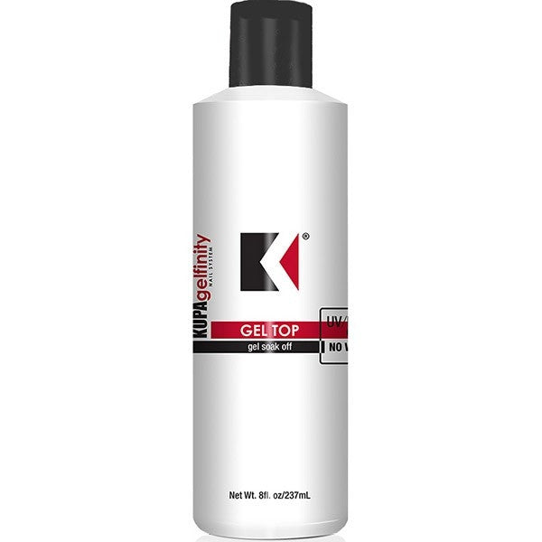 Kupa UV/LED No Wipe Gel Top Soak Off 8 oz / 237ml 00223