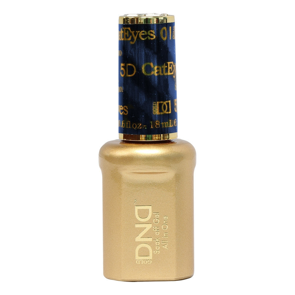 DND Soak Off Gel 5D CatEyes Russian Blue 0.6 oz 18ml