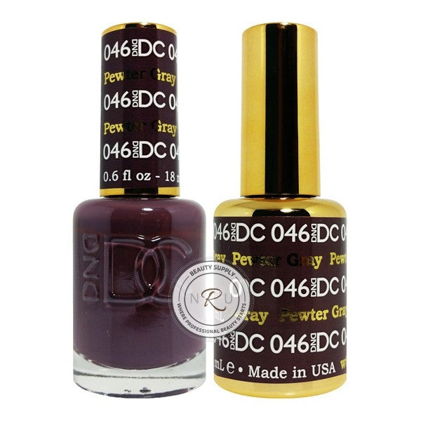 Daisy Soak Off Gel - Pewter Gray - DC046