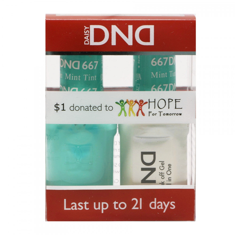 Daisy Soak Off Gel All In One Set - MintTint DND667