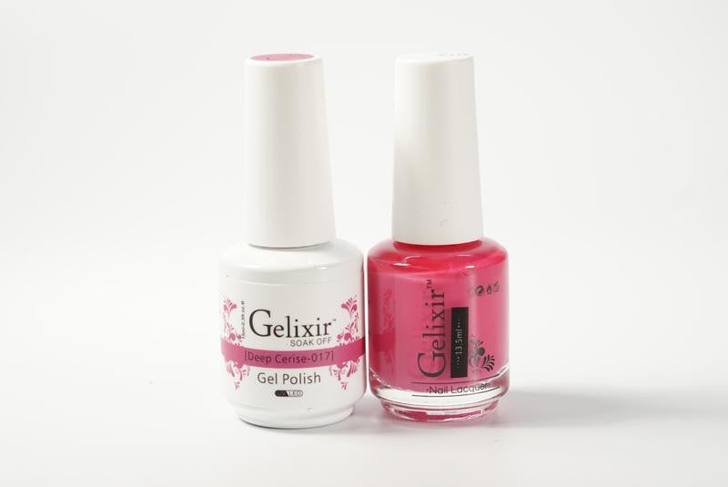 Gelixir Soak Off Gel All In One Set Deep Cerise GX017