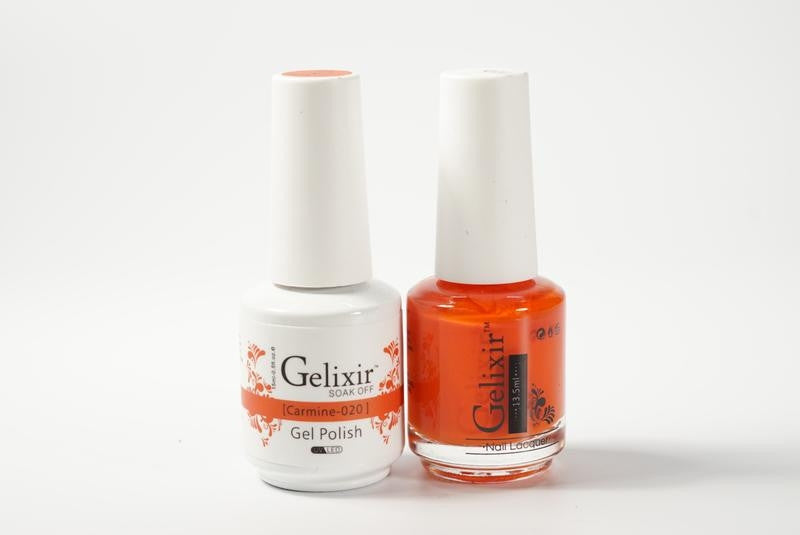 Gelixir Soak Off Gel All In One Set - Carmine GX020