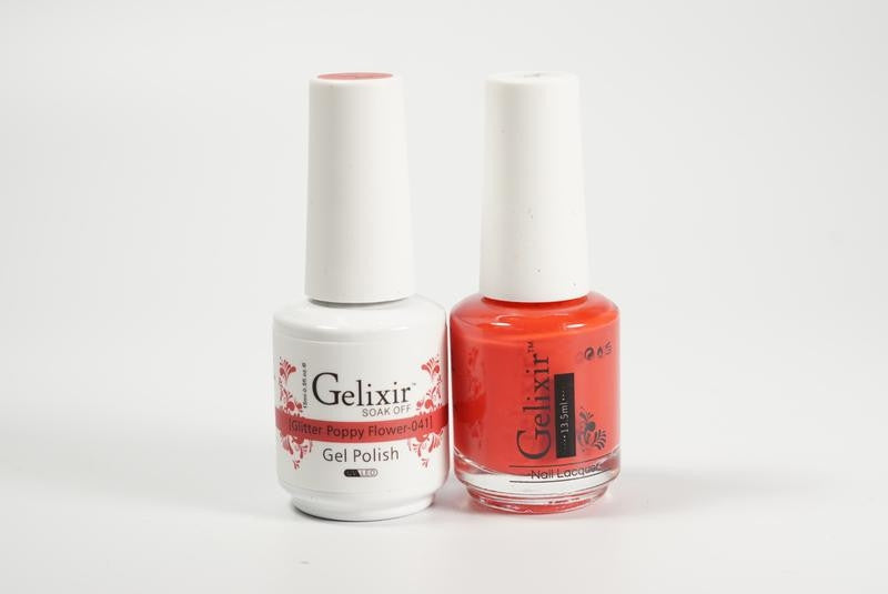 Gelixir Soak Off Gel All In One Set Cg Red GX041