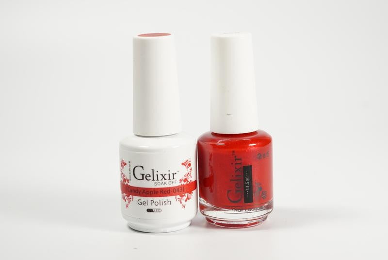 Gelixir Soak Off Gel All In One Set Candy Apple Red GX043