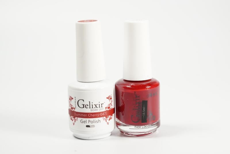 Gelixir Soak Off Gel All In One Set Summer Cherry GX047