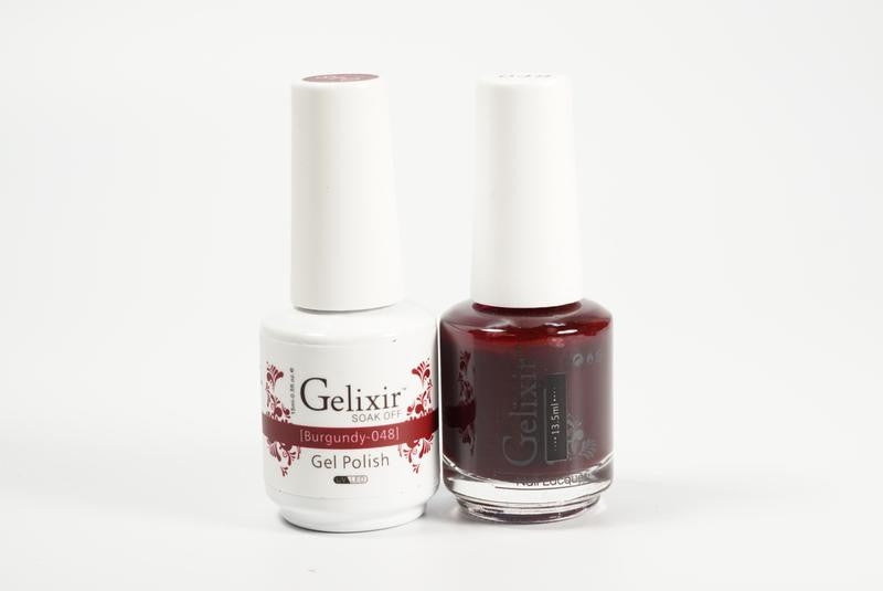 Gelixir Soak Off Gel All In One Set Burgundy GX048