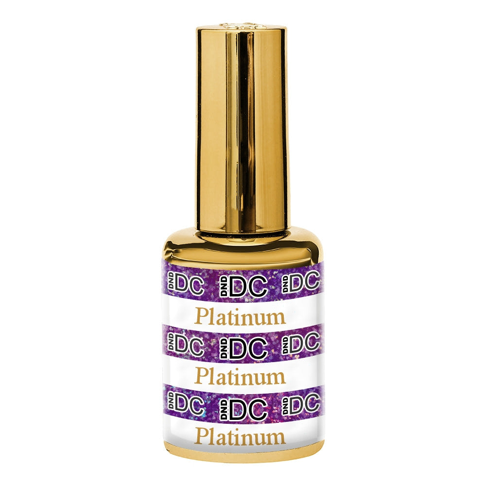DND DC Gel Iris Platinum 0.5 oz DC204