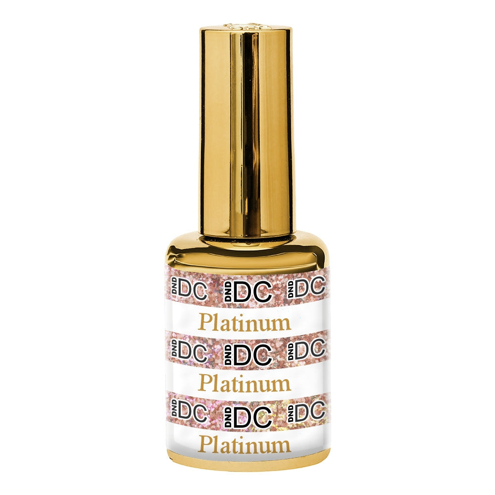 DND DC Gel Champagne Platinum 0.5 oz DC210