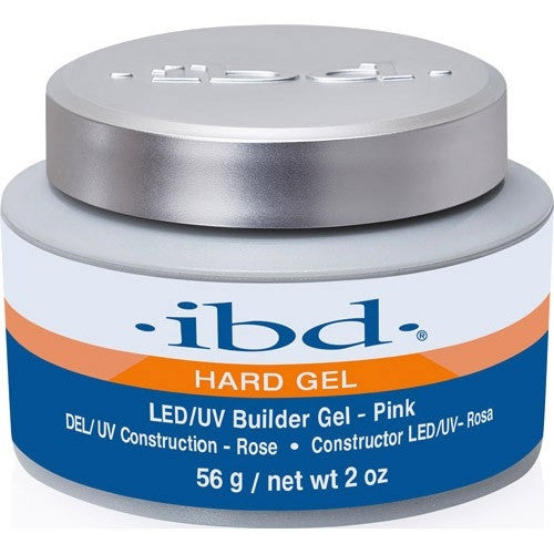Ibd Hard Gel LED/UV Builder Gel - Pink 56g/2 oz