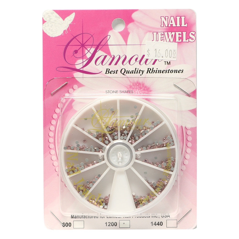 Lamour SS6 Rhinestone 1200pcs - Rose