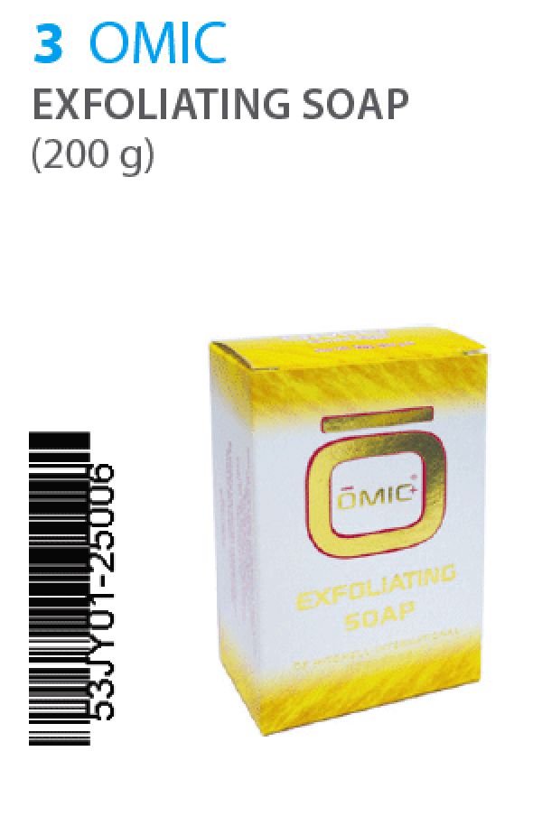 OMIC-3 Exfoliating Soap (200g)