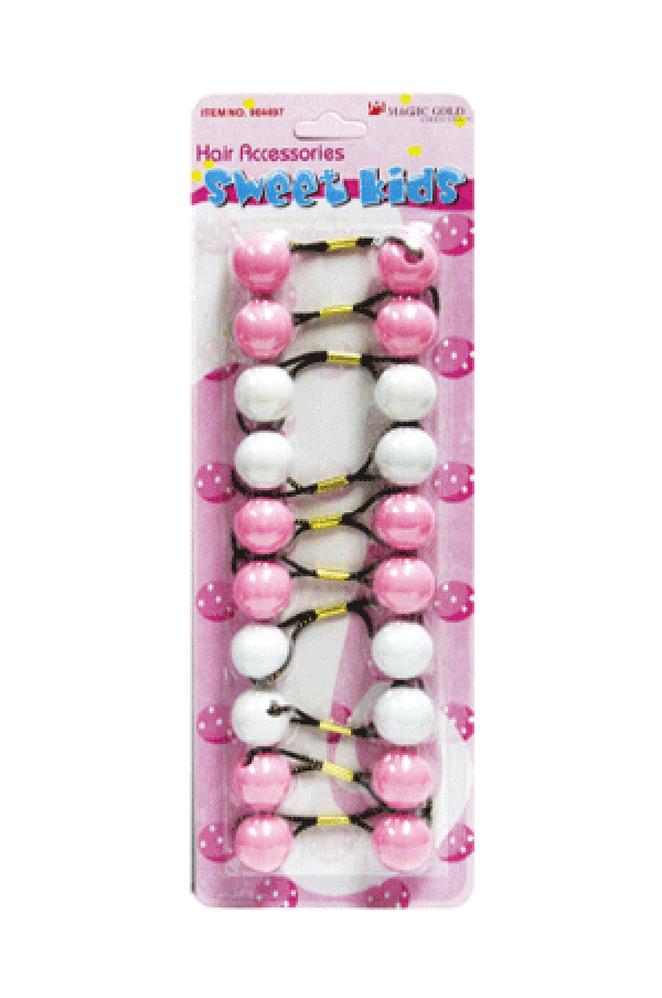 Magic Gold Bubble Round R14 2846 L.Pink/White 10/pk -pc