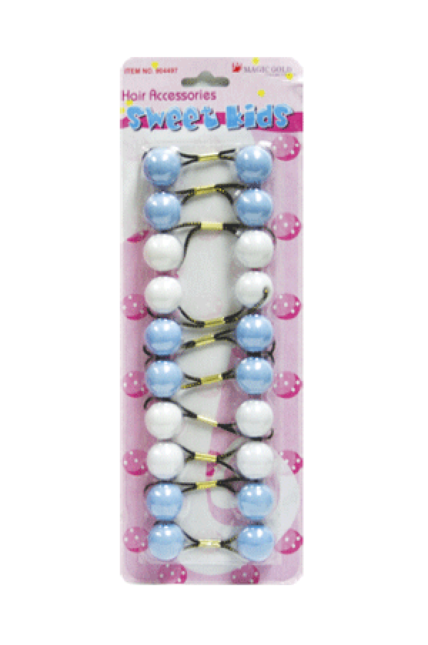 Magic Gold Bubble Round R15 2847 L.Blue/White 10/pk -pc