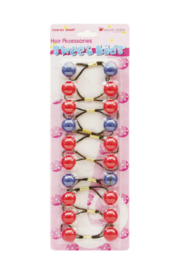 Bubble Round R23 2855 Red/White 10/pk -pc