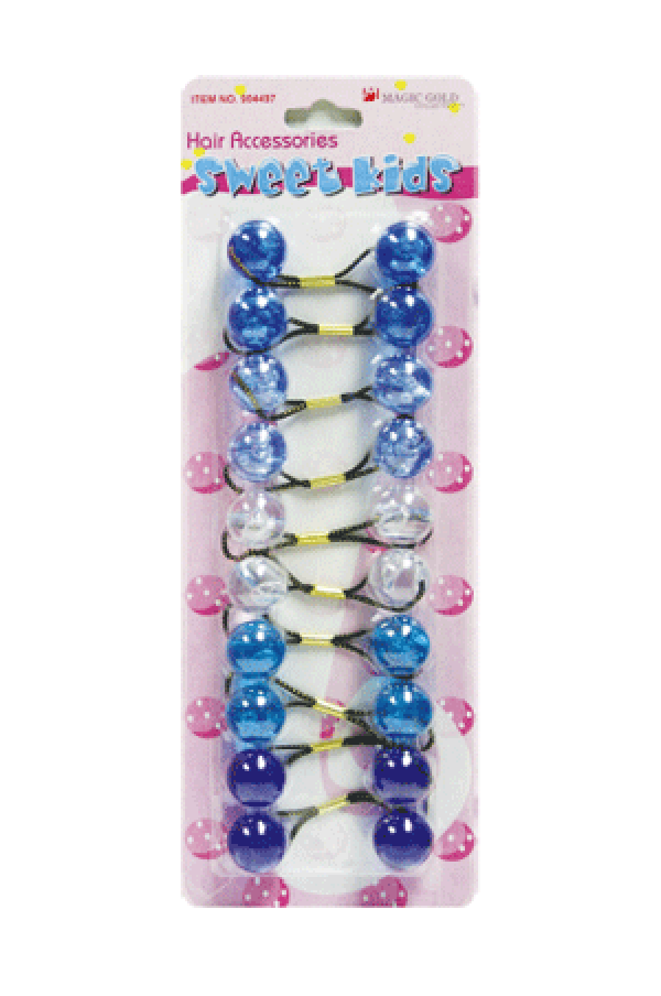 Magic Gold Bubble Round R28 2860 Crystal Blue Mix 10/pk -pc