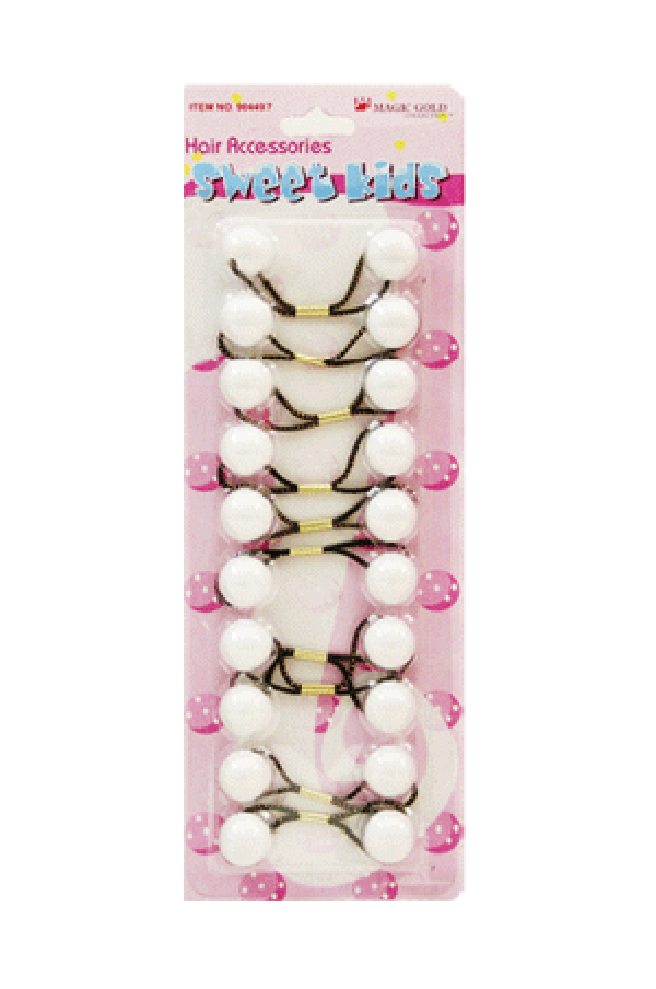 Magic Gold Bubble Round R2 2834 White 10/pk -pc