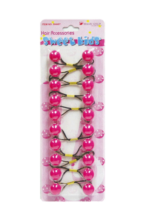 Magic Gold Bubble Round R5 Hot Pink 10/pk -pc