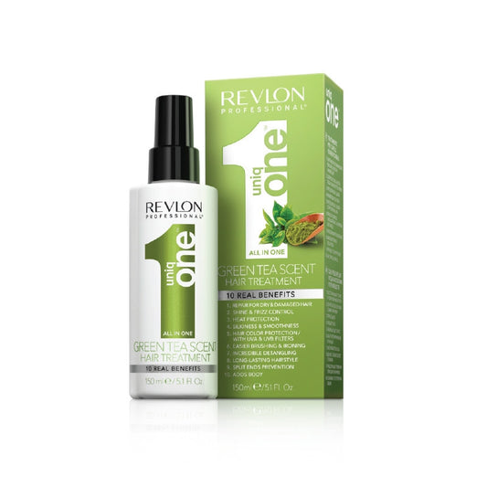 Revlon - (10+2) UniqONE Hair Treatment - Green tea - 150ml