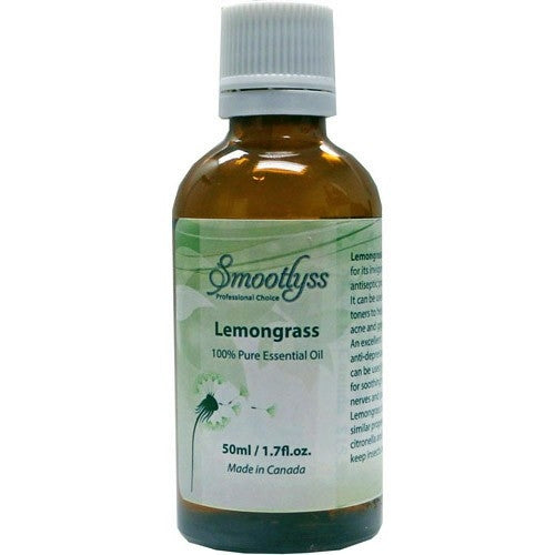 Smootlyss Lemongrass Essential Oil 50ml - Made In Canada