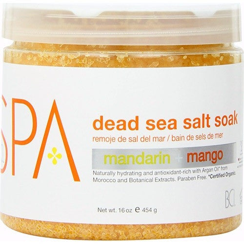 BCL SPA Dead Sea Salt Soak 16 oz - Mandarin+Mango 52101
