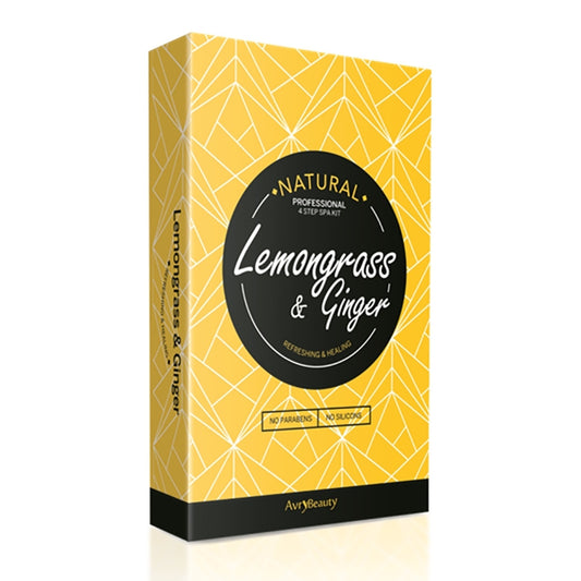 AvryBeauty 4 Step Spa Kit Lemongrass&Ginger ABS105LGGR 00750