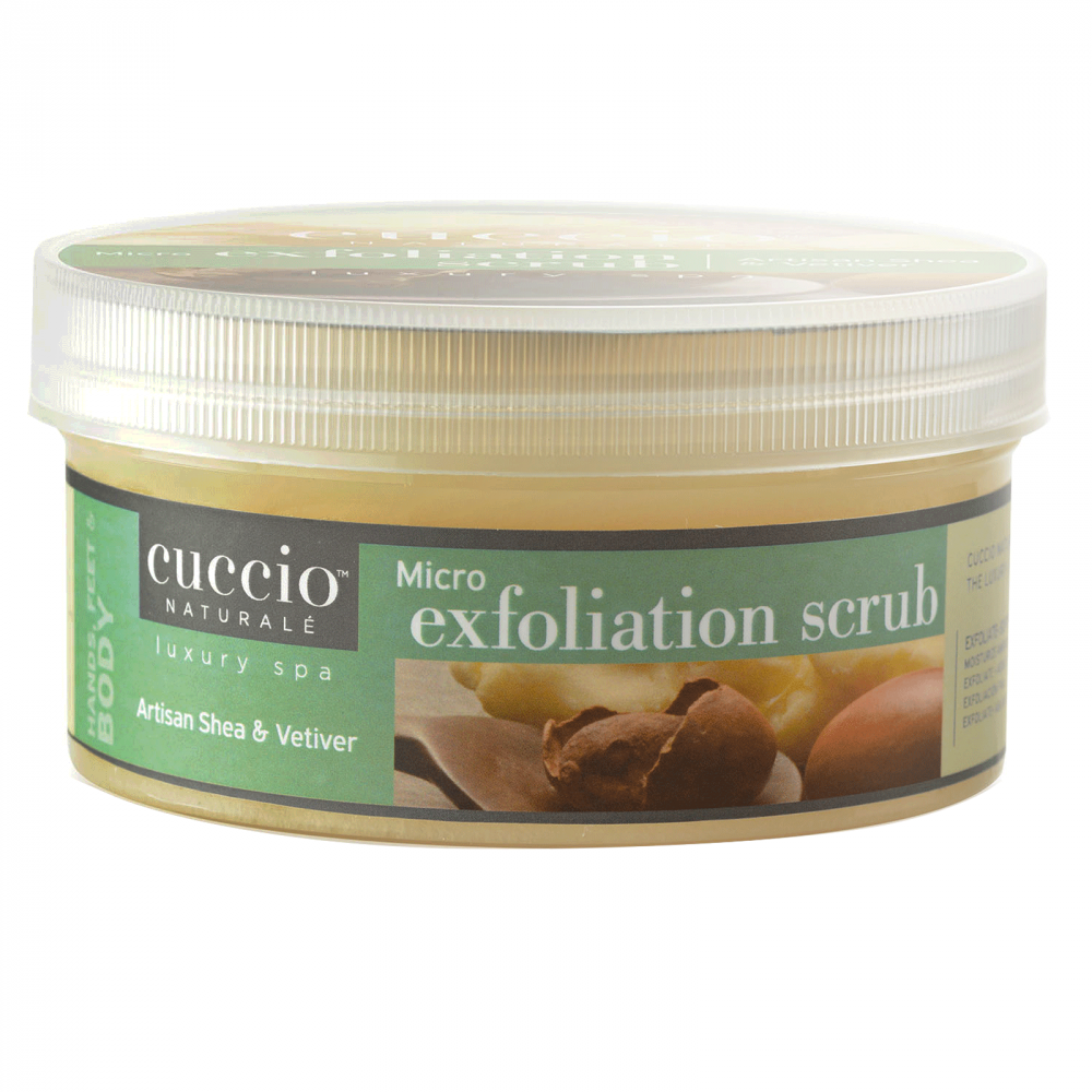 Cuccio Pedi Micro Exfoliation Scrub W/Shea & Vet 16oz.