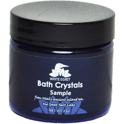 White Egret Bath Crystals Sample 2 fl oz BS2