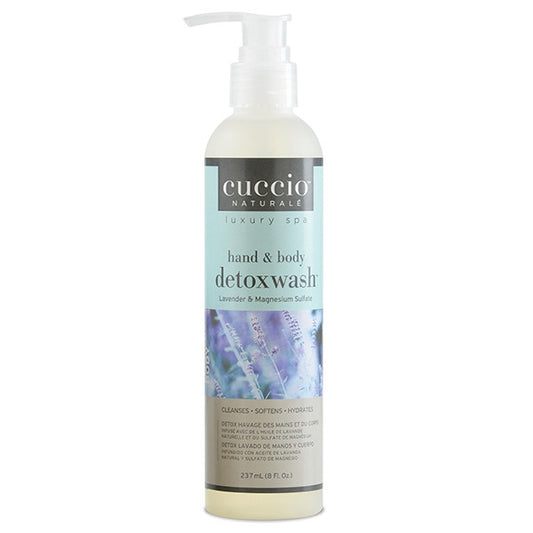 Cuccio H/B Detoxwash Lavender&Magnesium Sulfale 8oz CNSC6704