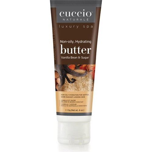 Cuccio Non-Oily Hydrating Butter 4oz Vanilla Bean&Sugar 3378