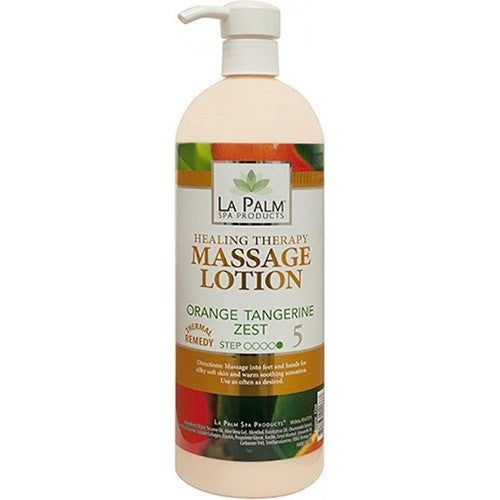 La Palm Organic HT Massage Lotion Orange Tangerine32oz LP084