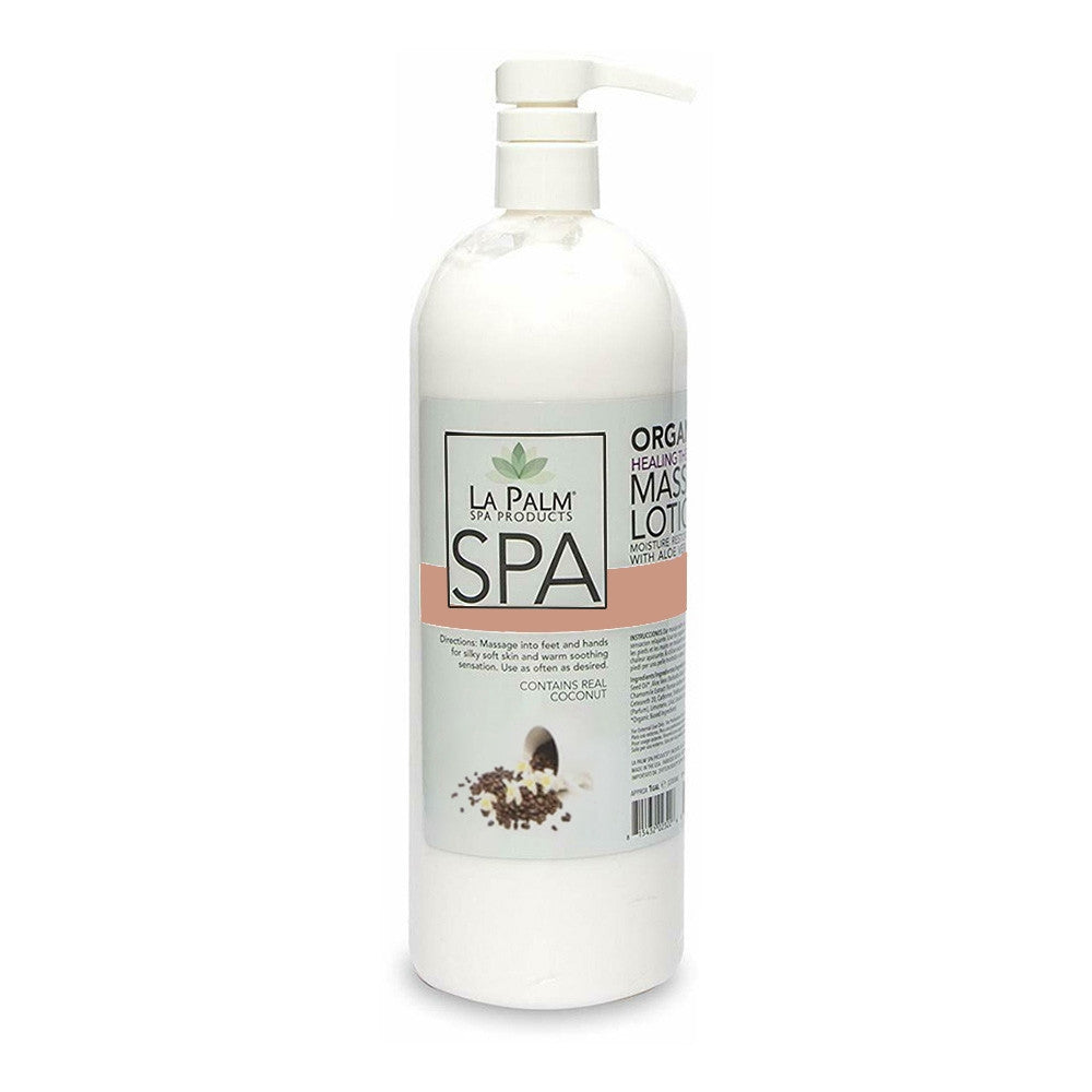 La Palm Healing Therapy Massage Lotion 32 oz Vanilla Cappuccino LP305