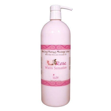 La Palm Healing Therapy Massage Lotion Rose 32 oz