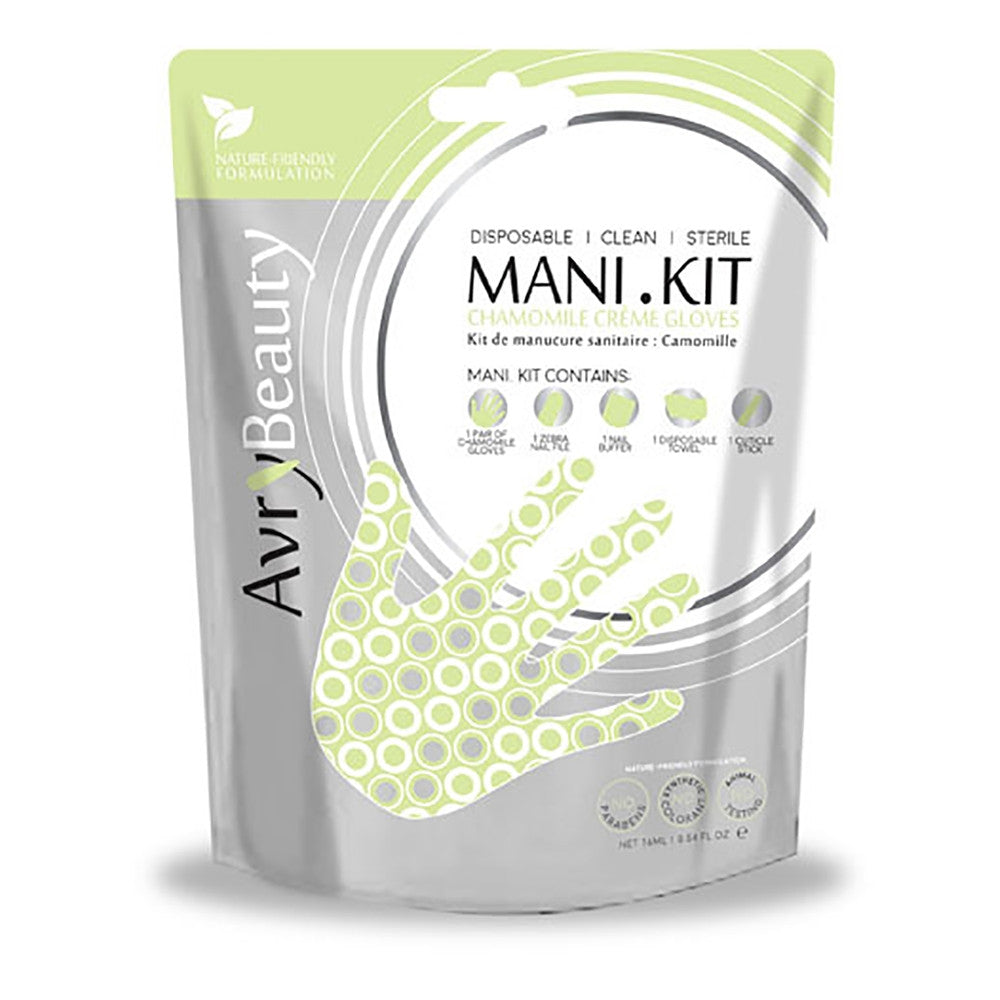 AvryBeauty Mani Kit Chamomile Creme Gloves AK005CHML-M 00734
